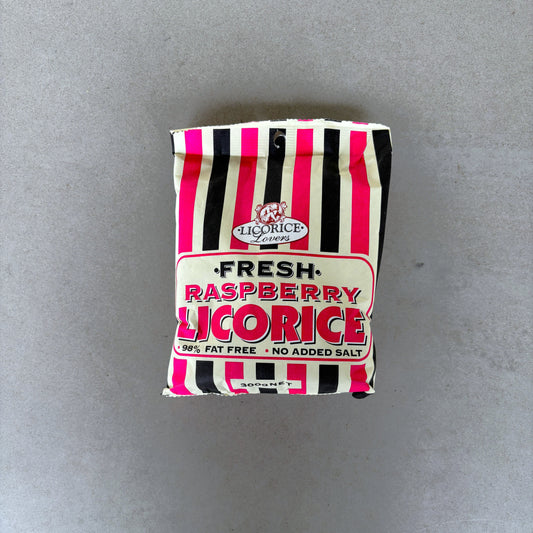 Licorice Fresh Raspberry 300g