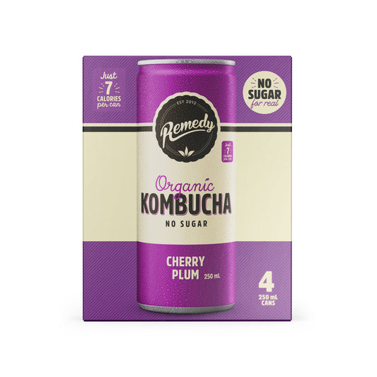 SPECIAL Remedy Cherry Plum Kombucha X4 Pack