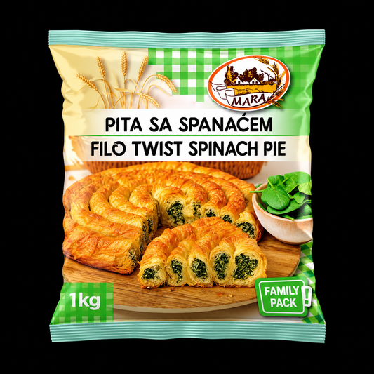 Mara Filo Twist Spinach & Cheese Pie 1kg