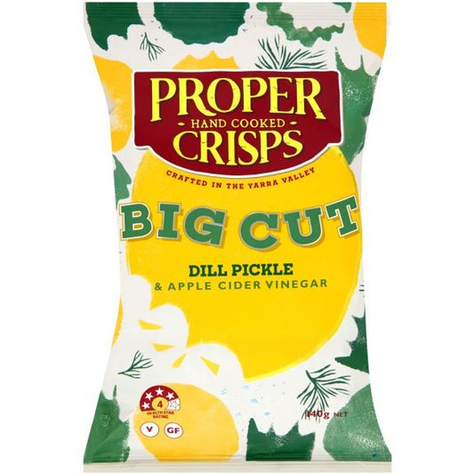 SPECIAL Proper Crisps Big Cut Dill Pickle 140g