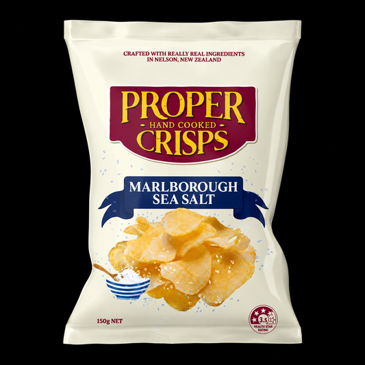 Proper Crisps Marlborough Sea Salt 150g