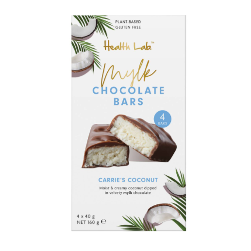 SPECIAL Health Lab Carrie's Coconut Chocolate Bars X4