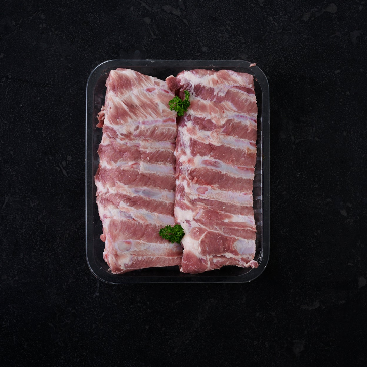 Pork USA Thawed Ribs - 2 racks - ~1.0-1.1kg β Alpha Fresh