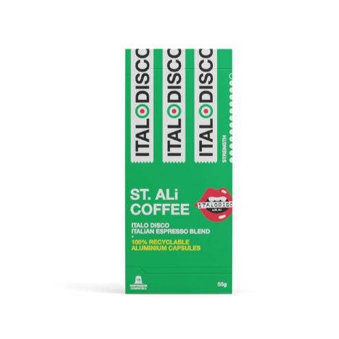 ST. Ali Coffee Capsules-Italo Disco 10x55g Nespresso Compatible