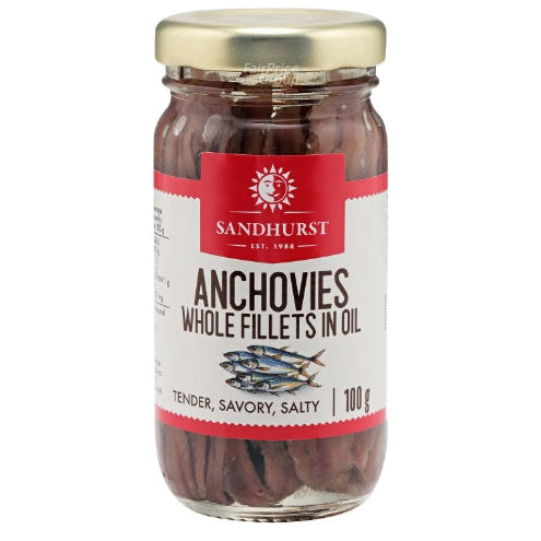 Sandhurst Anchovy Fillets in Oil 100g
