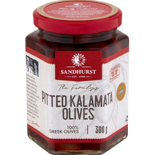 Sandhurst Pitted Kalamata Olives 300g