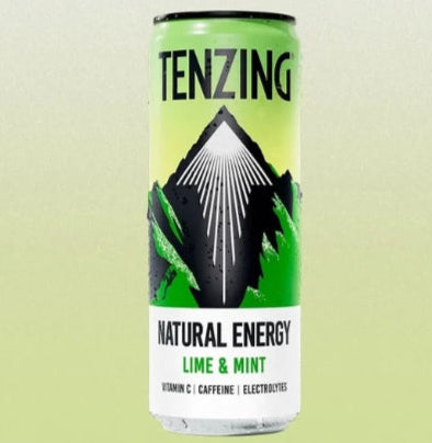 Tenzing Lime & Mint Natural Energy Drink 250ml