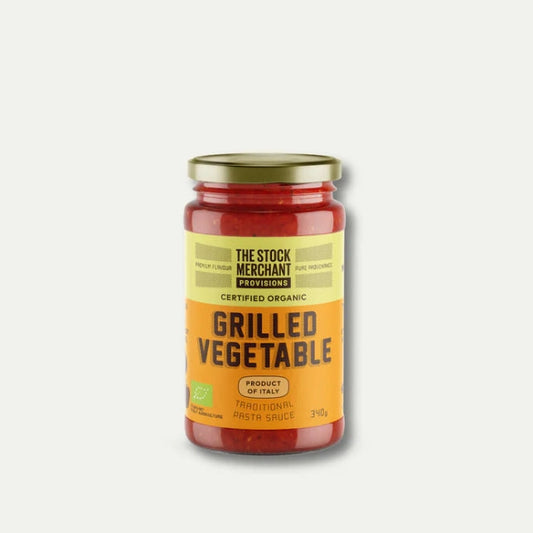 The Stock Merchant Organic Grilled Vegetable Traditional Pasta Sauce 340g