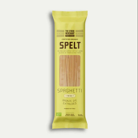 The Stock Merchant Organic Spelt Pasta Spaghetti No.04 500g