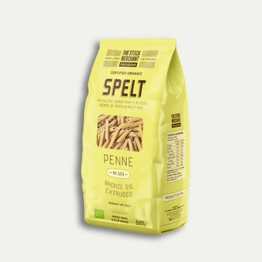 The Stock Merchant Organic Spelt Pasta Penne No.103 500g