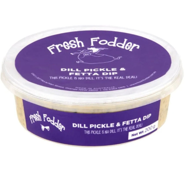 Fresh Fodder Dill Pickle & Fetta Dip 200g