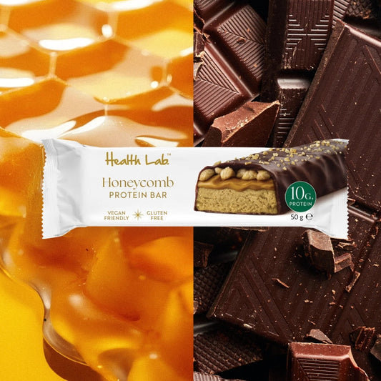 Health Lab Honeycomb Protein Bar 10g Protein 50g