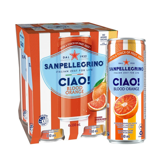 San Pellegrino CIAO! Blood Orange 4x330ml