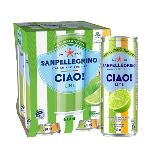 San Pellegrino CIAO Lime 4x330ml