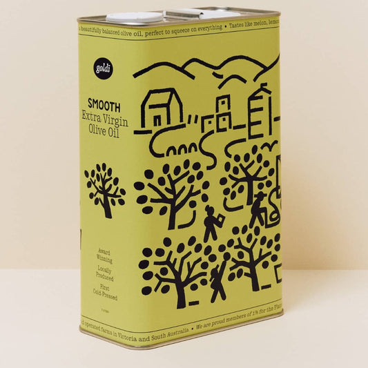 Goldi Smooth Extra Virgin Olive Oil Tin 3L