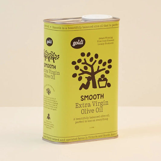 Goldi Smooth Extra Virgin Olive Oil Tin 1L