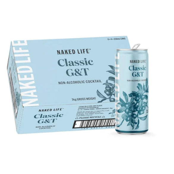 SPECIAL Naked Life Non Alcoholic Classic Gin & Tonic 4x250ml