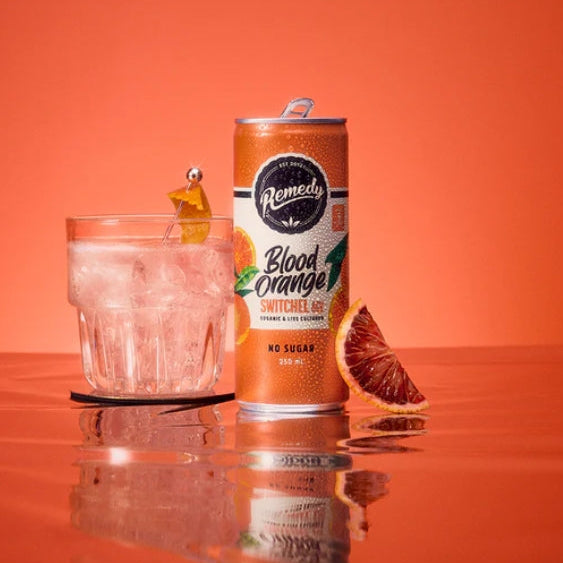 Remedy Blood Orange Switchel ACV 250ml X4 Pack