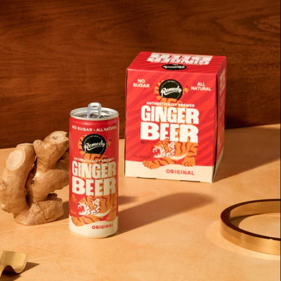 Remedy Ginger Beer Original 4x250ml Pack