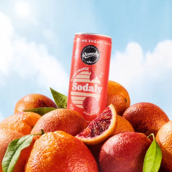 Remedy Sodaly Blood Orange 4 x 250ml