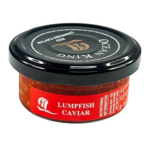 Ocean King Red Lumpfish Caviar 50g