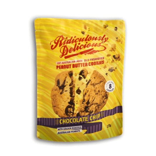 Ridiculously Delicious Peanut Butter Chocolate Chips Cookies 170g