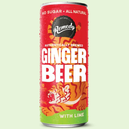 Remedy Ginger Beer with Lime 4x250ml pack