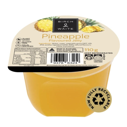 Birch & Waite Pineapple Flavour Jelly 110g