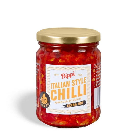 Bippi Foods Italian Style Chilli-Extra Hot 250g