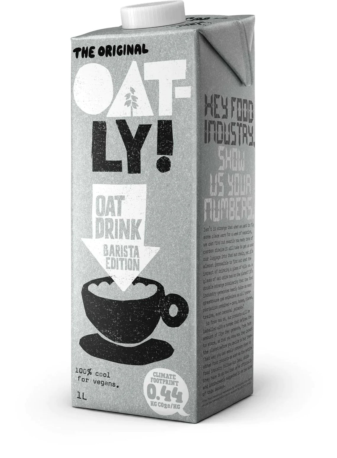 SPECIAL CASE  BOX Oatly Oat Drink Barista Edition 6x1 Litre Carton