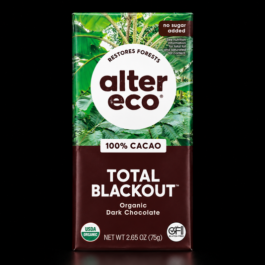 Alter Eco Total Blackout 100% Dark Chocolate 75g