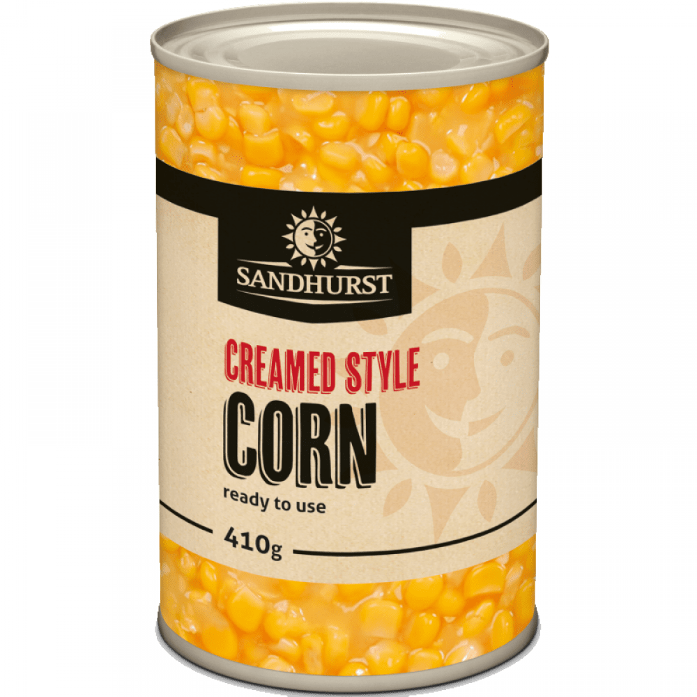 Sandhurst Corn Creamed Style 410g