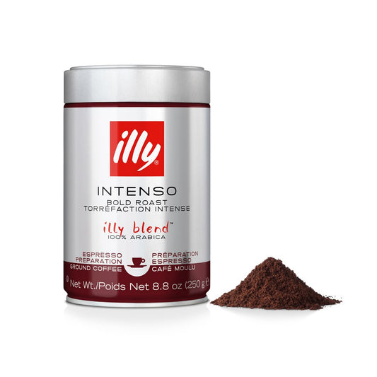 Illy Intense Espresso Ground Coffee 250g