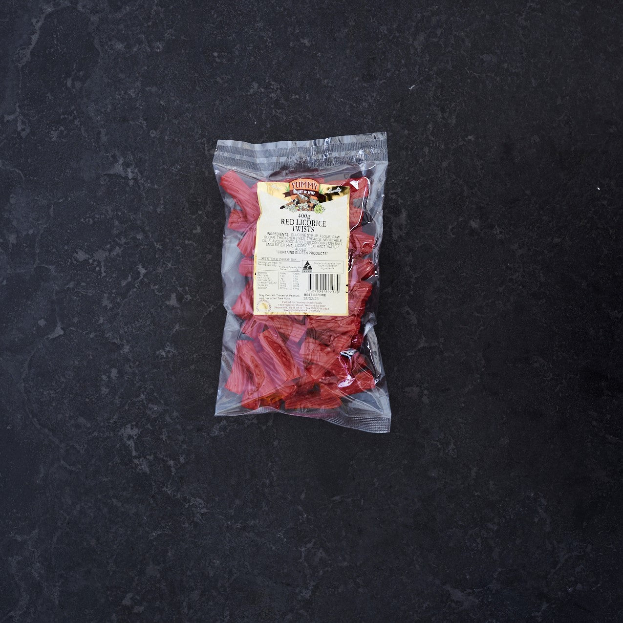 Yummy Snack Co Red Licorice 400g