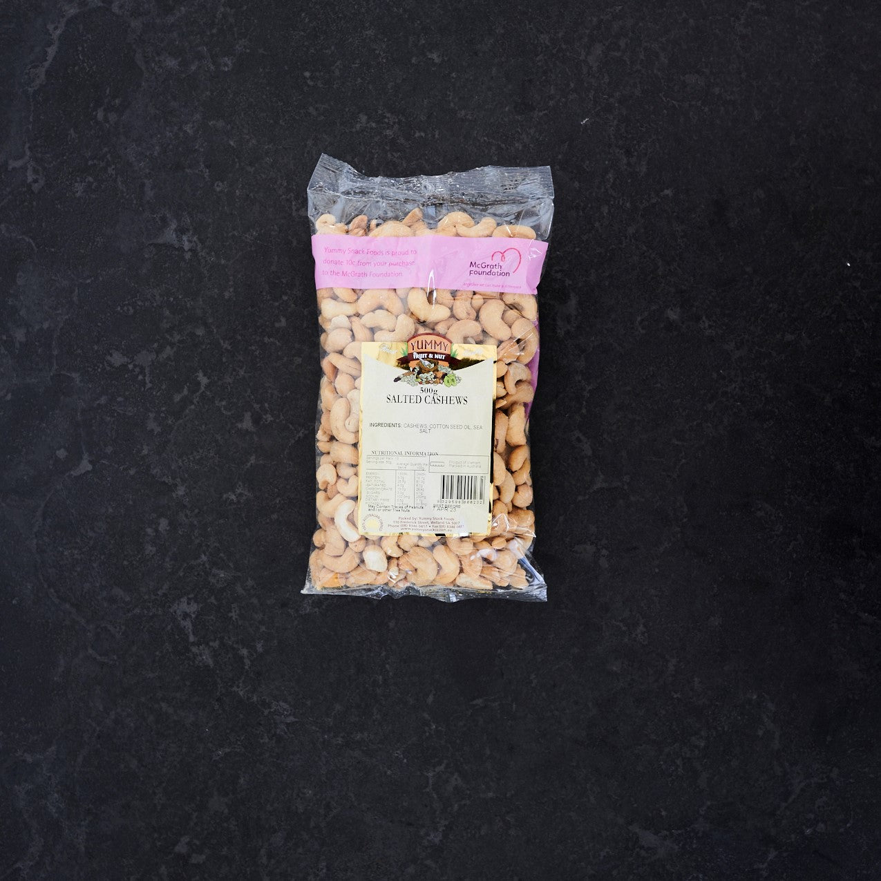 Yummy Snack Co Cashew Salted 500g