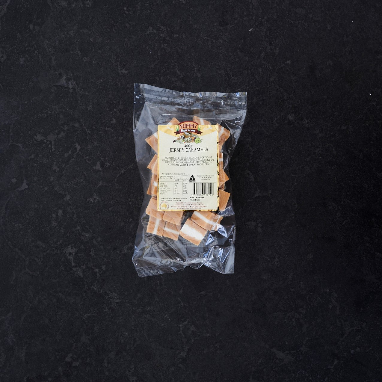 Yummy Snack Co Jersey Caramels 400g