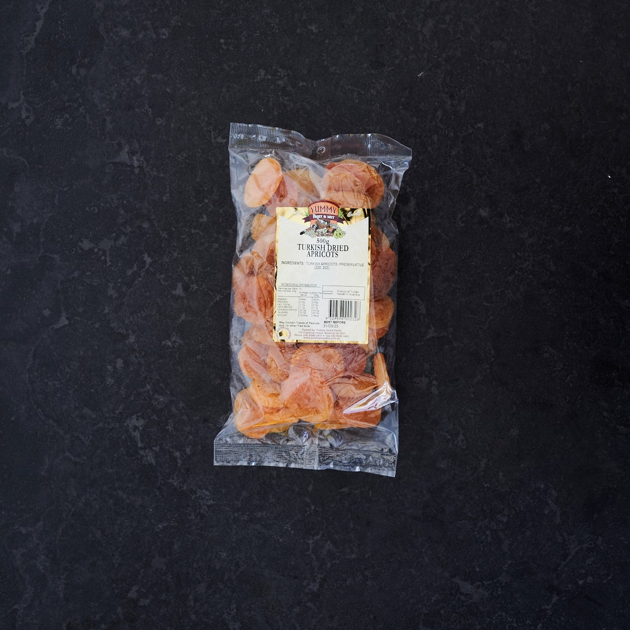 Yummy Snack Co Apricot Dried 500g