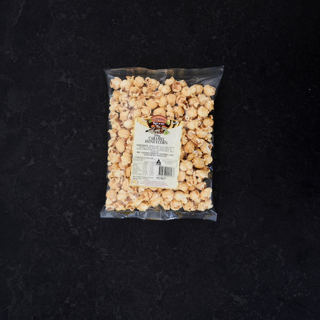 Yummy Snack Co Caramel Honey Corn 200g