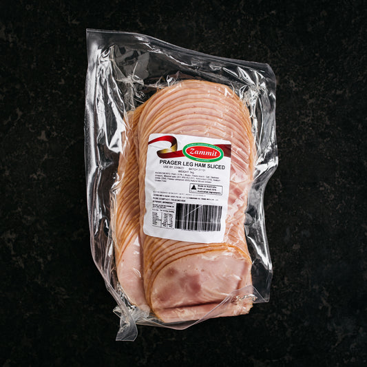 Sliced Prager Ham 1kg - Zammit Smallgoods