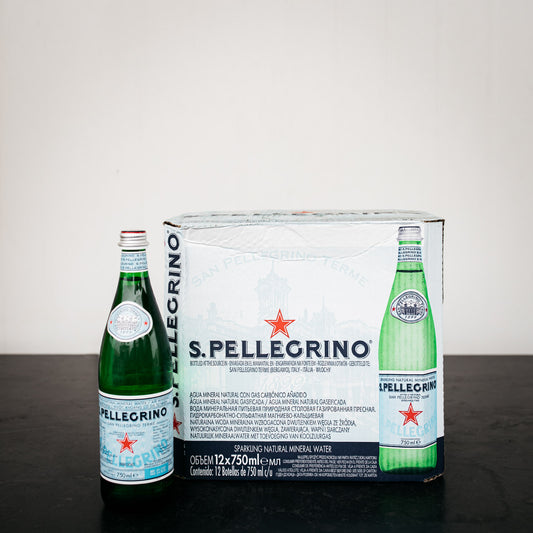 CASE San Pellegrino Sparkling Water 12 x 750ml Bottles