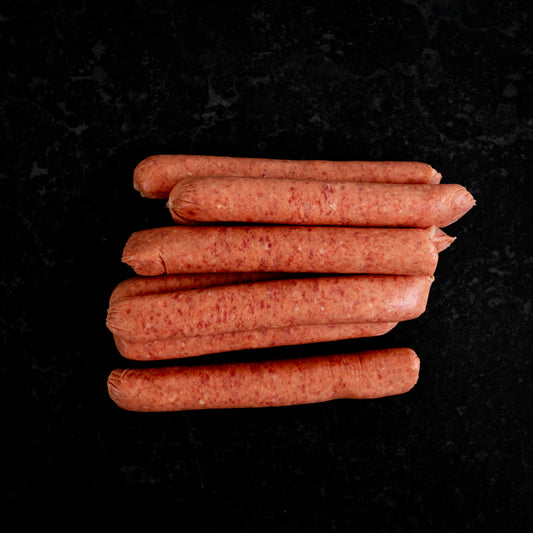 Beef Sausages Thin 1kg Tray - Gluten Free