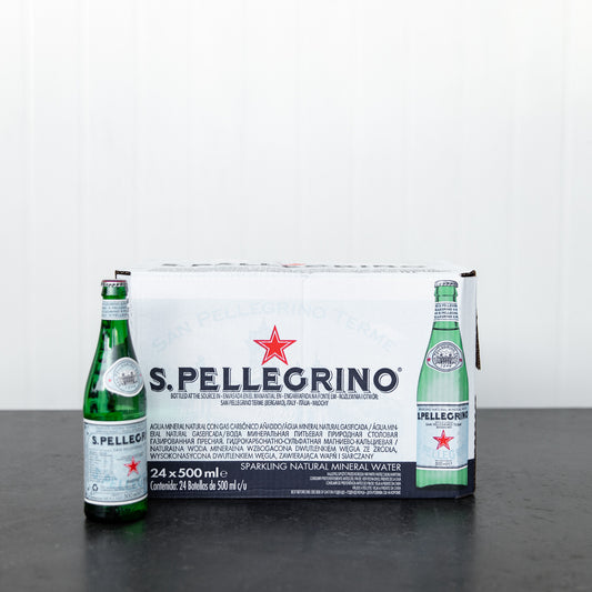 CASE San Pellegrino Sparkling Water 24x500ml Bottles