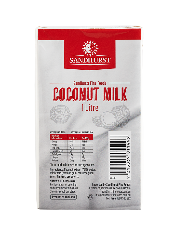 Sandhurst Coconut Milk 1 Litre