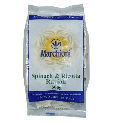 Marchioni Ravioli Spinach & Ricotta 500g