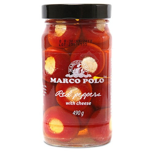 Marco Polo Red Peppers with Cheese 470g