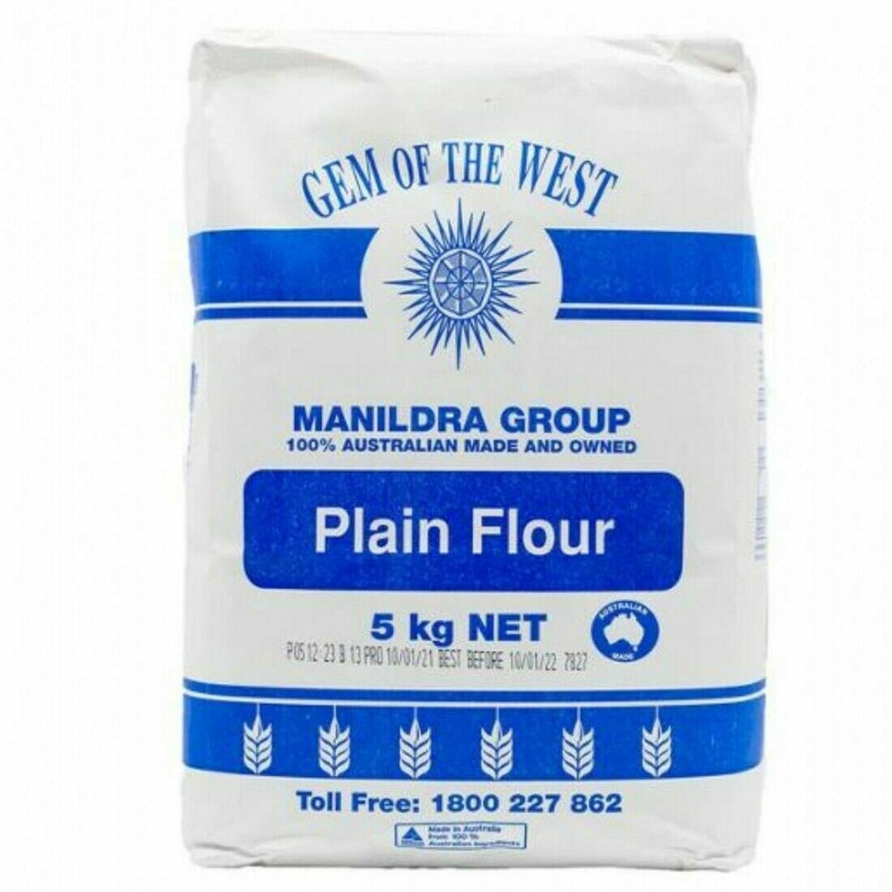 Manildra Plain Flour 5kg – Alpha Fresh