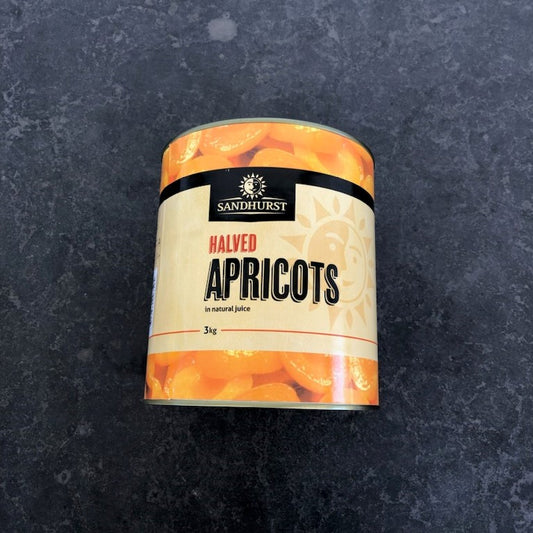 Sandhurst Apricot Halves in Natural Juice 3kg