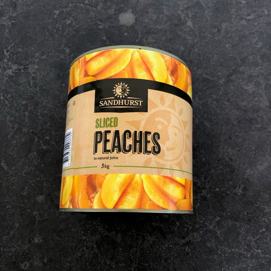 Sandhurst Peach Slices in Natural Juice 3kg