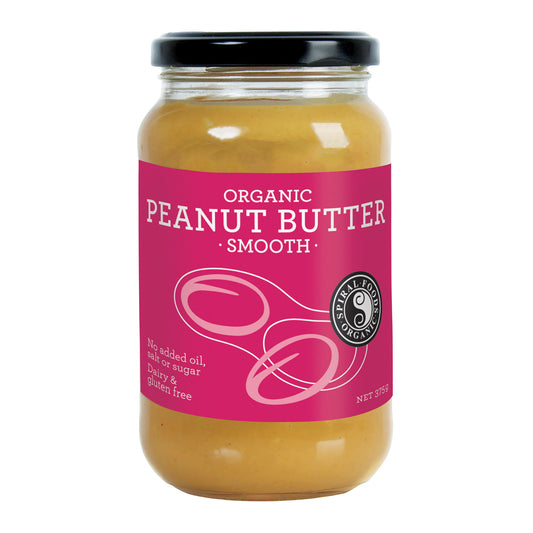 Spiral Organic Smooth Peanut Butter 375g