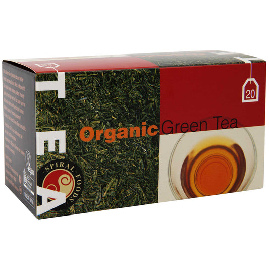 Spiral Organic Green Tea Bags x 20